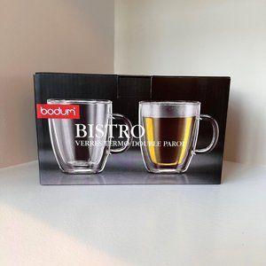 Bodum Bistro Coffee Mug 10 oz. Set of 2.